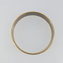 HERMES Email MM Bracelet Metal Black Gold Auth 198832M-6