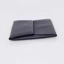 HERMES Bastia Coin Purse Leather Navy Auth 198834V-4