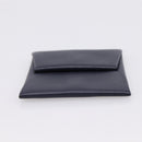 HERMES Bastia Coin Purse Leather Navy Auth 198834V-7