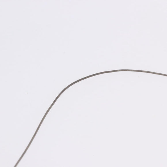 HERMES Cube Ash Necklace metal Silver Auth 198835