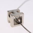 HERMES Cube Ash Necklace metal Silver Auth 198835-17