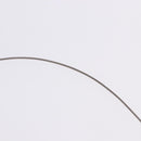 HERMES Cube Ash Necklace metal Silver Auth 198835-7