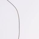 HERMES Cube Ash Necklace metal Silver Auth 198835-8