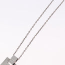 HERMES Eileen Necklace metal Silver Auth 198836V-13