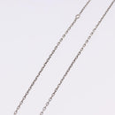 HERMES Eileen Necklace metal Silver Auth 198836V-15