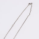 HERMES Eileen Necklace metal Silver Auth 198836V-9