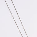 HERMES Eileen Necklace metal Silver Auth 198836V-5