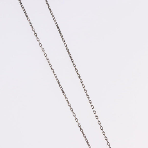 HERMES Eileen Necklace metal Silver Auth 198836V