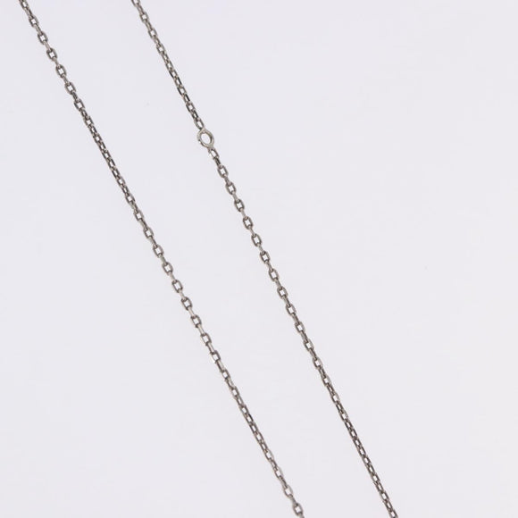 HERMES Eileen Necklace metal Silver Auth 198836V