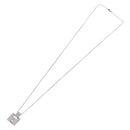 HERMES Eileen Necklace metal Silver Auth 198836V-8
