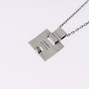 HERMES Eileen Necklace metal Silver Auth 198836V-11