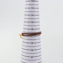 HERMES Jumbo Choker Bracelet Leather Metal Brown Gold Tone Auth 198837A-17