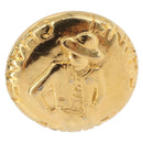 CHANEL Mademoiselle Earring Metal Gold Tone CC Auth 198838-8