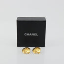 CHANEL Earring Metal Gold Tone CC Auth 198842V-10