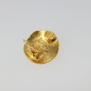 CHANEL Earring Metal Gold Tone CC Auth 198842V-9