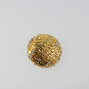 CHANEL Earring Metal Gold Tone CC Auth 198843-2