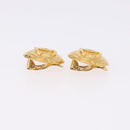 CHANEL Earring metal Gold Tone CC Auth 198844V-12