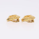 CHANEL Earring metal Gold Tone CC Auth 198844V-13