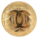 CHANEL Earring metal Gold Tone CC Auth 198844V-7