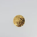 CHANEL Lion Earring Metal Gold Tone CC Auth 198845-2