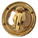 CHANEL Pearl Earring metal Gold Tone CC Auth 198846-10