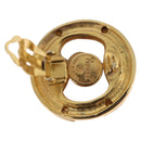 CHANEL Pearl Earring metal Gold Tone CC Auth 198846-11