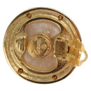 CHANEL Pearl Earring metal Gold Tone CC Auth 198846-6