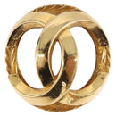 CHANEL Pearl Earring metal Gold Tone CC Auth 198846-9