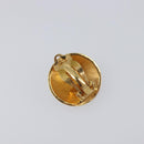 CHANEL Earring Metal Gold Tone CC Auth 198848V-3
