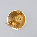 CHANEL Earring Metal Gold Tone CC Auth 198848V-5