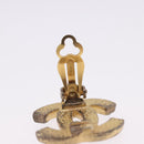 CHANEL Earring metal Gold Tone CC Auth 198849V-11