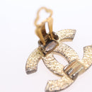 CHANEL Earring metal Gold Tone CC Auth 198849V-12