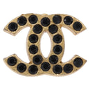 CHANEL Earring metal Gold Tone CC Auth 198849V-3