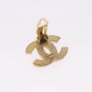 CHANEL Earring metal Gold Tone CC Auth 198849V-5