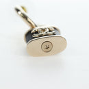 CHANEL Push Lock Coco Earring metal Gold Tone CC Auth 198851M-12