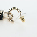 CHANEL Push Lock Coco Earring metal Gold Tone CC Auth 198851M-8