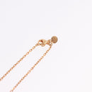 HERMES Asdu Cool PM Necklace metal Brown Auth 198852V-13