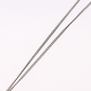 CHANEL COCO Mark Necklace Metal Silver CC Auth 198854V-10