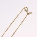 CHANEL COCO Mark Necklace metal Gold Tone CC Auth 198855V-12