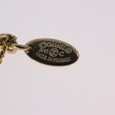 CHANEL COCO Mark Necklace metal Gold Tone CC Auth 198855V-13