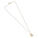 CHANEL COCO Mark Necklace metal Gold Tone CC Auth 198855V-2