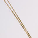 CHANEL COCO Mark Necklace metal Gold Tone CC Auth 198855V-6