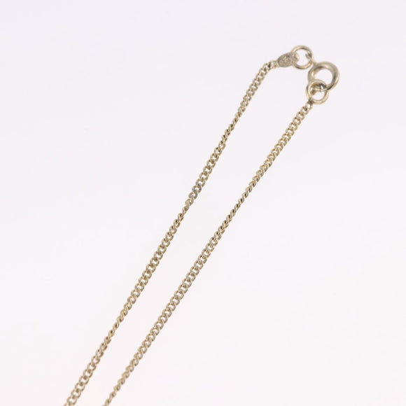 CHANEL Matelasse Necklace metal Gold Tone CC Auth 198856M