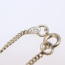 CHANEL Matelasse Necklace metal Gold Tone CC Auth 198856M-12