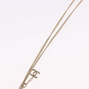 CHANEL Matelasse Necklace metal Gold Tone CC Auth 198856M-9