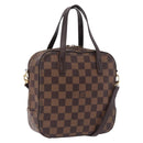 LOUIS VUITTON Damier Ebene Spontini Hand Bag SPO 2way M47500 LV Auth 198866A-1