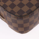 LOUIS VUITTON Damier Ebene Spontini Hand Bag SPO 2way M47500 LV Auth 198866A-18