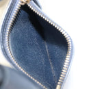 CELINE Luggage Micro shopper Hand Bag Leather White Gold Tone Auth 198867A-25