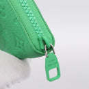 LOUIS VUITTON Taurillon Clemence Zippy Wallet Vertical Green M81549 Auth 198868M-8