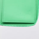 LOUIS VUITTON Taurillon Clemence Zippy Wallet Vertical Green M81549 Auth 198868M-17
